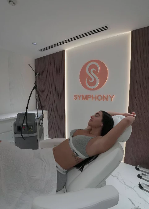 Laser hair removal client results at Symphony Clinic